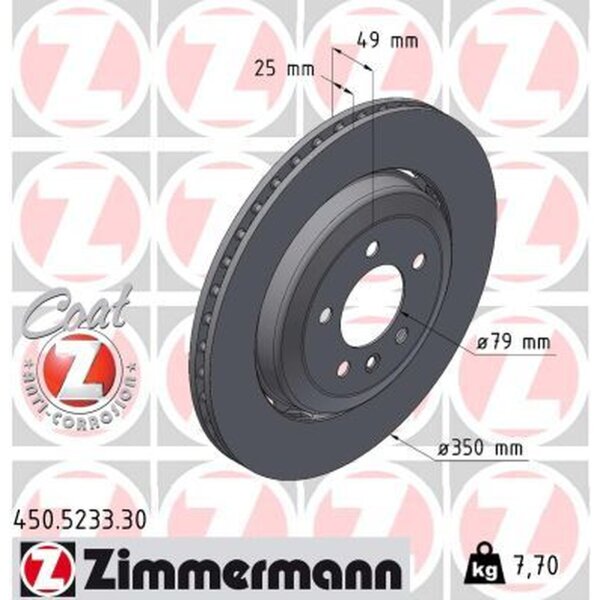 ZIMMERMANN 450.5233.30 Bremsscheibe
