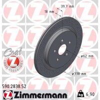 ZIMMERMANN 590.2838.52 Bremsscheibe