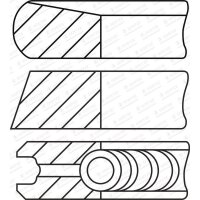 GOETZE ENGINE 08-450600-00 Kolbenringsatz