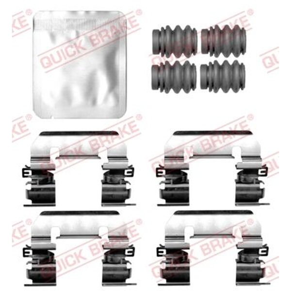 QUICK BRAKE 109-0212 Zubehörsatz, Scheibenbremsbelag