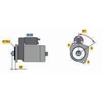 BOSCH 0 986 021 870 Starter