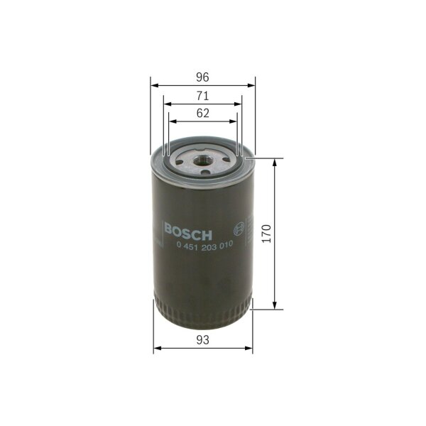 BOSCH 0 451 203 010 Ölfilter