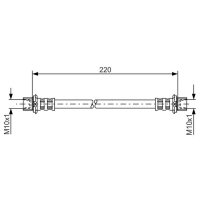 BOSCH 1 987 481 132 Bremsschlauch