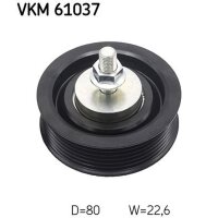 SKF VKM 61037 Umlenk-/Führungsrolle, Keilrippenriemen