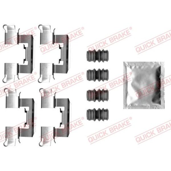 QUICK BRAKE 109-0062 Zubehörsatz, Scheibenbremsbelag