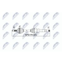 NTY NPW-FR-034 Antriebswelle