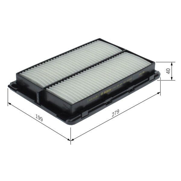 BOSCH F 026 400 828 Luftfilter