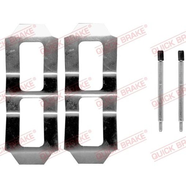 QUICK BRAKE 109-0987 Zubehörsatz, Scheibenbremsbelag