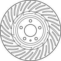 TRW DF6014S Bremsscheibe