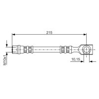 BOSCH 1 987 476 201 Bremsschlauch