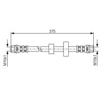 BOSCH 1 987 476 698 Bremsschlauch