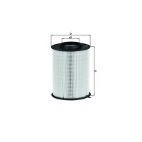 MAHLE LX 1780/3 Luftfilter
