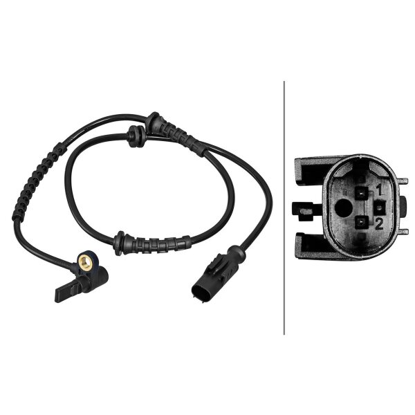 HELLA 6PU 358 217-241 Sensor, Raddrehzahl