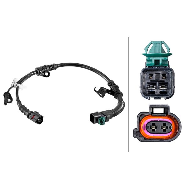 HELLA 6PU 358 218-781 Sensor, Raddrehzahl