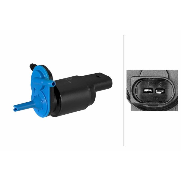 HELLA 8TW 006 848-721 Waschwasserpumpe, Scheibenreinigung