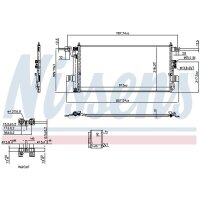 NISSENS 941373 Kondensator, Klimaanlage