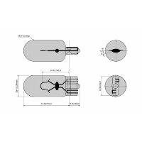 BOSCH 1 987 301 098 Glühlampe, Park-/Positionsleuchte