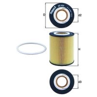 MAHLE OX 433D Ölfilter