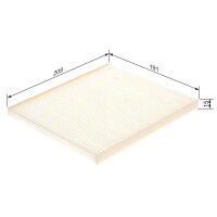 BOSCH 1 987 435 114 Filter, Innenraumluft