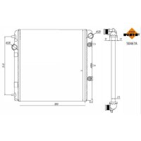 NRF 50467A Kühler, Motorkühlung