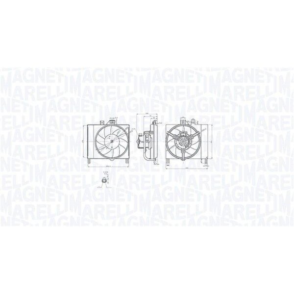 MAGNETI MARELLI 069422873010 Lüfter, Motorkühlung