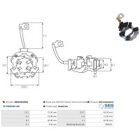 AS-PL SBH0029(SEG) Halter, Kohlebürsten