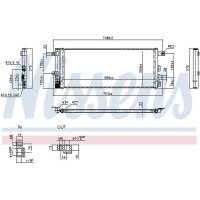 NISSENS 941334 Kondensator, Klimaanlage
