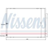 NISSENS 940297 Kondensator, Klimaanlage