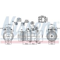 NISSENS 89271 Kompressor, Klimaanlage