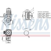 NISSENS 98536 AGR-Ventil