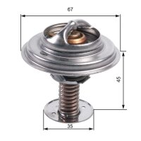 GATES TH45682G1 Thermostat, Kühlmittel