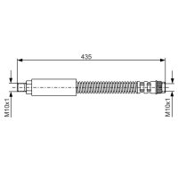 BOSCH 1 987 476 905 Bremsschlauch