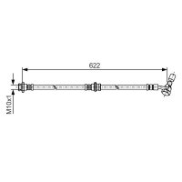 BOSCH 1 987 481 A39 Bremsschlauch