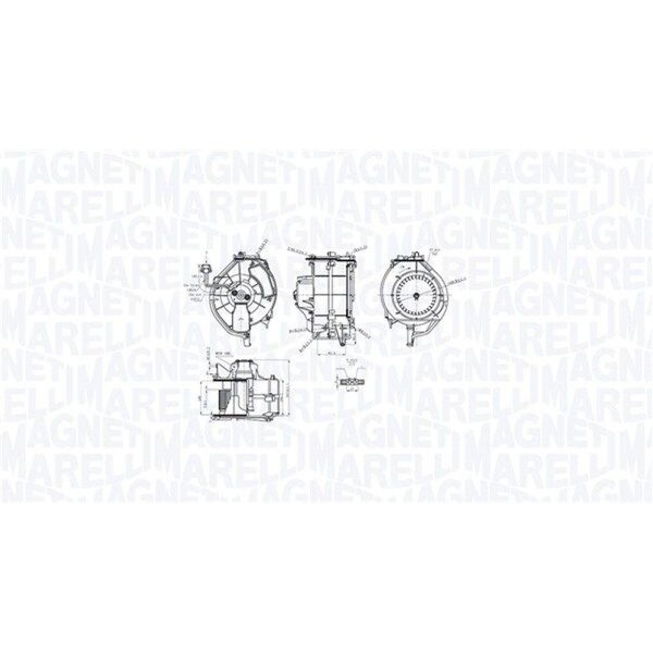 MAGNETI MARELLI 069412759010 Innenraumgebläse