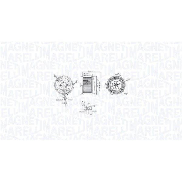 MAGNETI MARELLI 069412766010 Innenraumgebläse