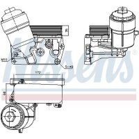 NISSENS 91310 Ölkühler, Motoröl