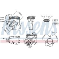 NISSENS 98550 AGR-Ventil