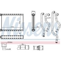 NISSENS 707372 Wärmetauscher, Innenraumheizung