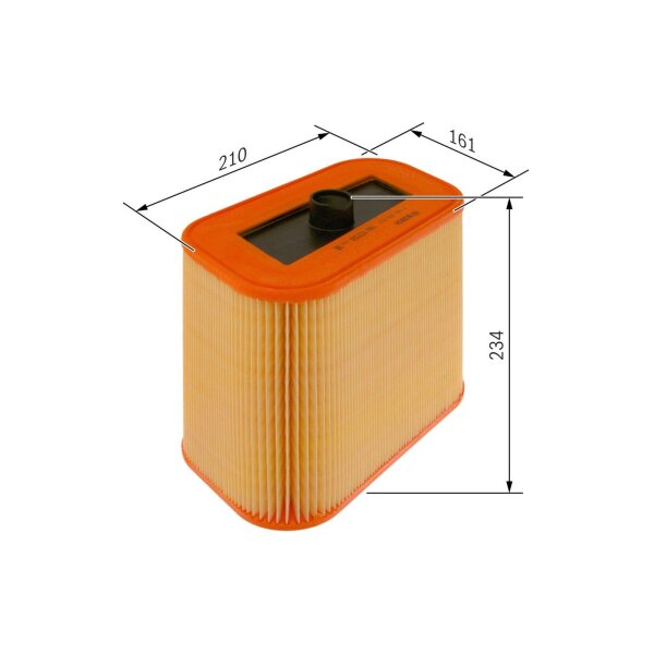 BOSCH F 026 400 431 Luftfilter