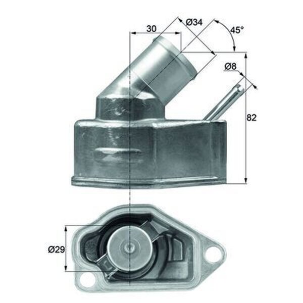MAHLE TI 10 92 Thermostat, Kühlmittel