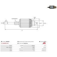 AS-PL SA5045S Anker, Starter