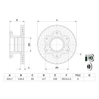 BOSCH 0 986 479 E48 Bremsscheibe