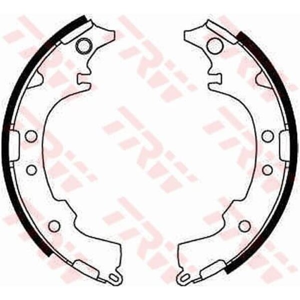 TRW GS8652 Bremsbackensatz