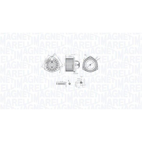 MAGNETI MARELLI 069412765010 Innenraumgebläse