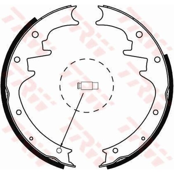 TRW GS8444 Bremsbackensatz