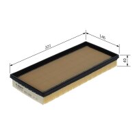 BOSCH F 026 400 452 Luftfilter