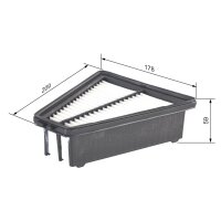 BOSCH F 026 400 417 Luftfilter