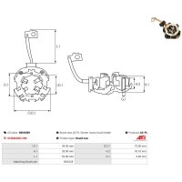 AS-PL SBH0089 Halter, Kohlebürsten