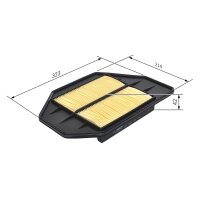 BOSCH 1 987 429 178 Luftfilter
