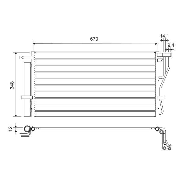 VALEO 814488 Kondensator, Klimaanlage